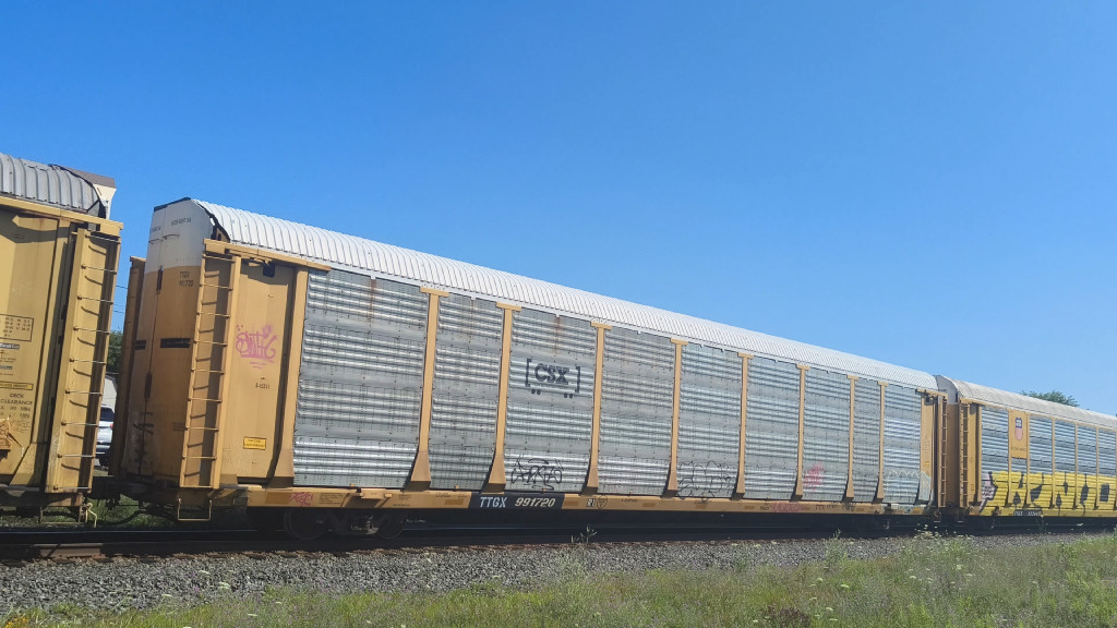 CSX B10531 (Body) TTGX 991720 (Flat)